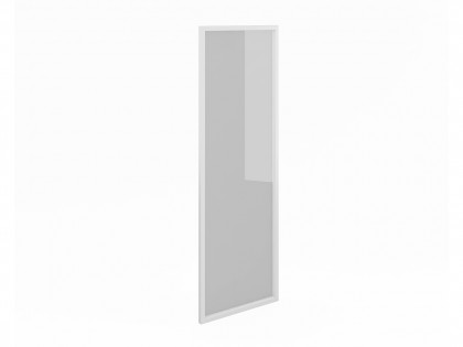 Мебель для персонала на металлокаркасе VITA-M V - 4.4.1 Дверь стеклянная «сатин» в алюминиевой рамке (1 шт)