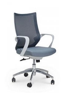 Кресло офисное СПЭЙС gray LB/св.серый пластик