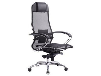 Чёрное кресло руководителя «SAMURAI S-1.04»