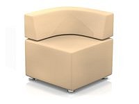 Модульный диван для офиса toform M2 unlimited space Конфигурация M2-1C (Экокожа Oregon)