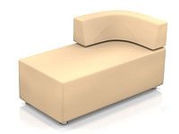 Модульный диван для офиса toform M2 unlimited space Конфигурация M2-2CR (Экокожа Oregon)