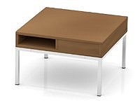 Модульный диван для офиса toform M3 open view Деревянный стол M3-1T2 (Экокожа Oregon)