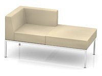 Модульный диван для офиса toform M3 open view Конфигурация M3-2VL (Экокожа Oregon)