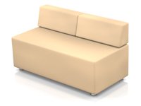 Модульный диван для офиса toform M2 unlimited space Конфигурация M2-2D (экокожа Euroline P2)