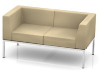 Модульный диван для офиса toform M3 open view Конфигурация M3-2V (экокожа Euroline P2)