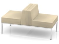 Модульный диван для офиса toform M3 open view Конфигурация M3-2W (экокожа Euroline P2)