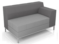 Модульный диван для офиса toform M9 style connection Конфигурация M9-2DR (экокожа Euroline P2)