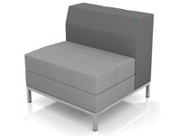 Модульный диван для офиса toform M9 style connection Конфигурация M9-1D (экокожа Euroline P2)