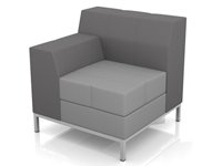 Модульный диван для офиса toform M9 style connection Конфигурация M9-1DL (экокожа Euroline P2)