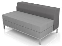 Модульный диван для офиса toform M9 style connection Конфигурация M9-2D (экокожа Euroline P2)