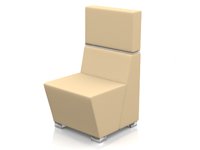 Модульный диван для офиса toform М33 modern feedback Конфигурация M33-1D2 (экокожа Euroline P2)