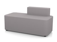 Модульный диван для офиса toform M4 simple perfect Конфигурация M4-2DR (Экокожа Euroline P2)