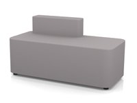 Модульный диван для офиса toform M4 simple perfect Конфигурация M4-2DL (Экокожа Euroline P2)